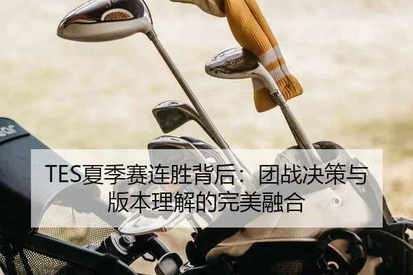 TES夏季赛连胜背后：团战决策与版本理解的完美融合